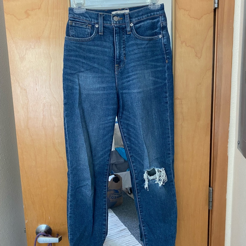 Madewell Distressed Mom Jean